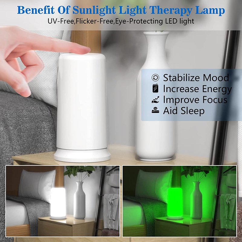 SAD Light Therapy Lamp 12000 L - đánh giá và giá Led Mouth Tray
