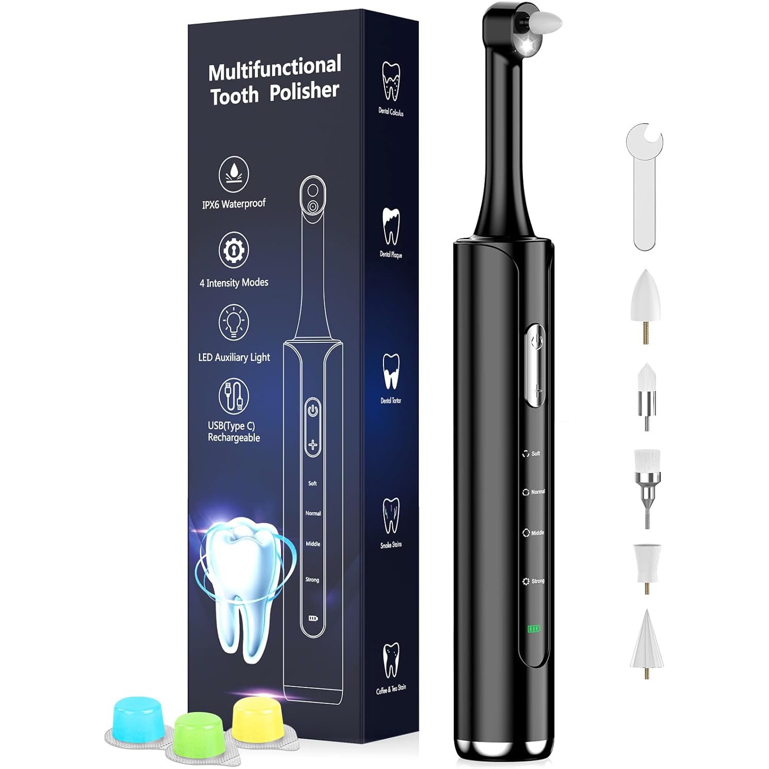 Tooth Polisher Rechargeable Te - đánh giá và giá Teeth Whitening Or Tooth Whitening
