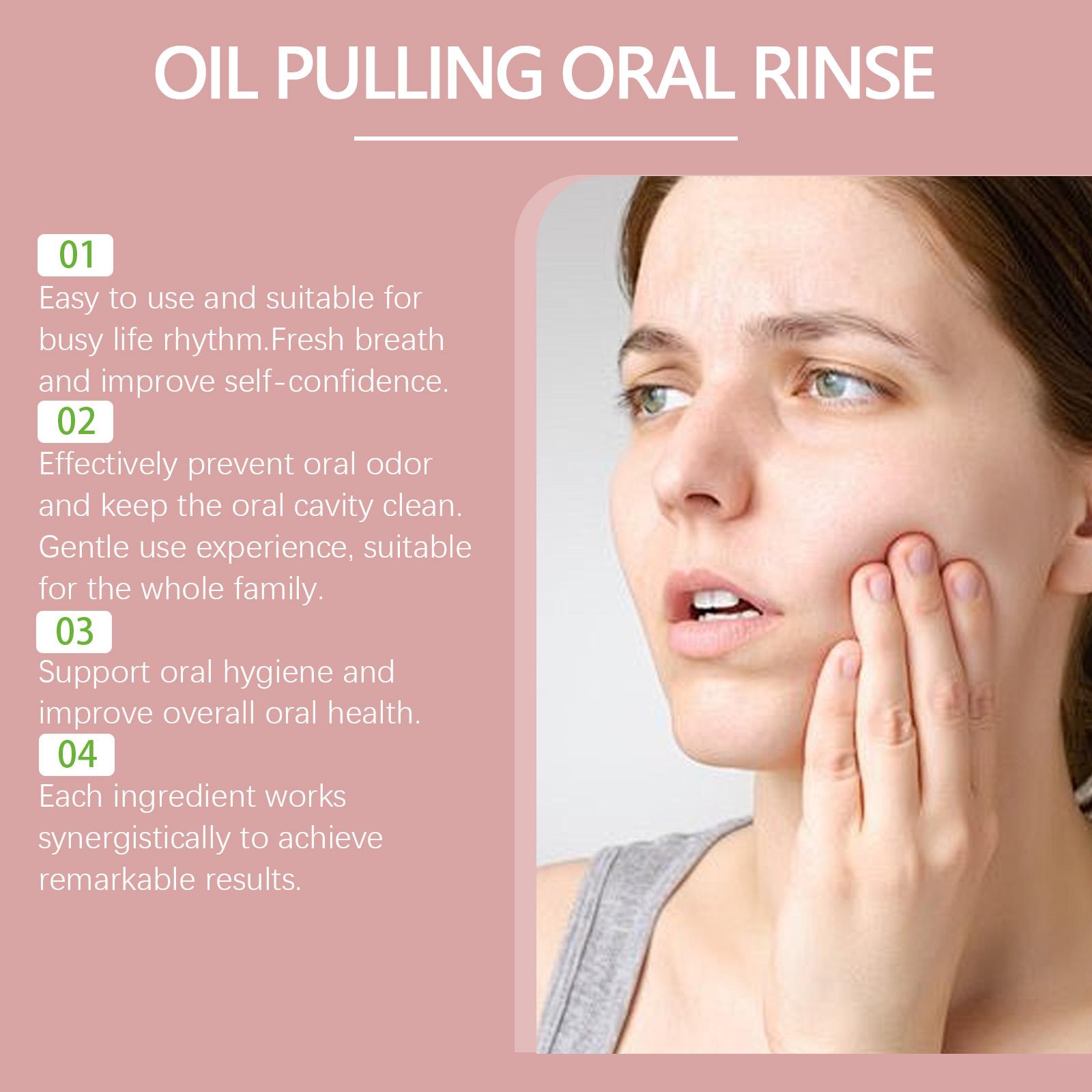 Coconut Pulling Oil Mouthwash  - đánh giá và giá Teeth Whitening Oil Pulling
