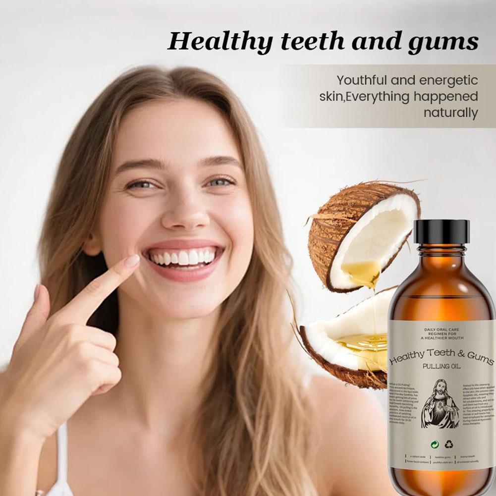 Alcohol Free Coconut Mint Pull - đánh giá và giá Teeth Whitening Oil Pulling