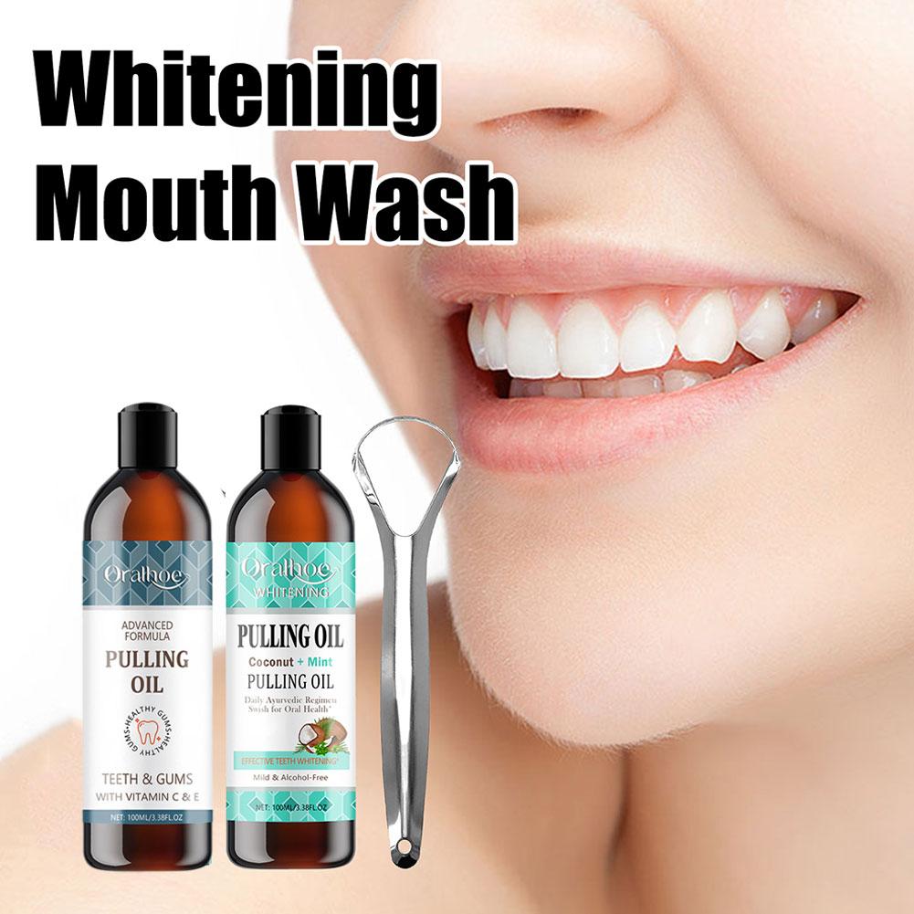 Coconut Mint Pulling Oil Mouth - đánh giá và giá Teeth Whitening Oil Pulling