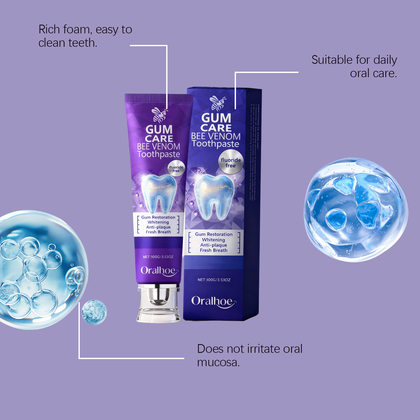 Bee Venom Toothpaste Teeth Bri - đánh giá và giá Remineralizing Toothpaste