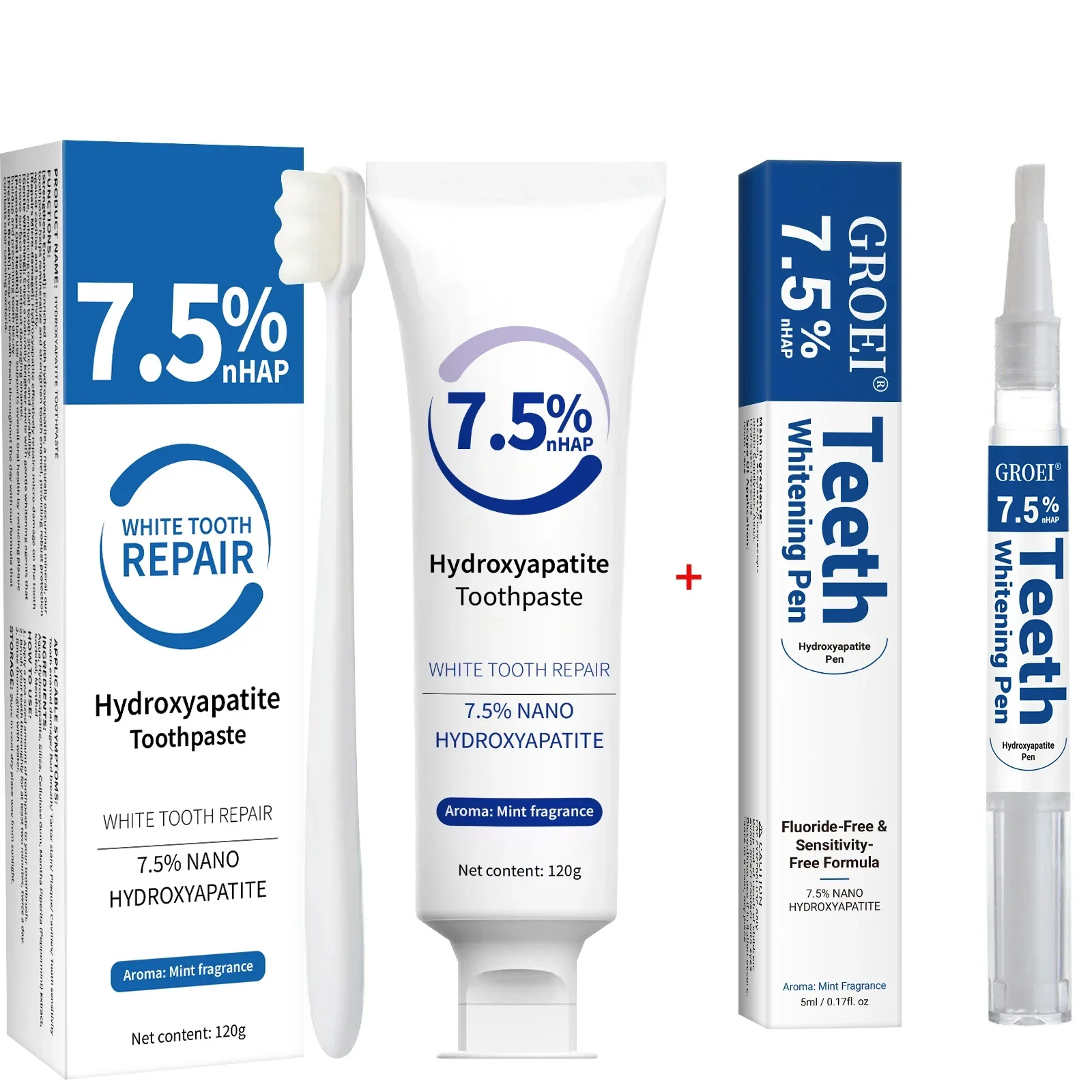 Toothpaste & Whitening Pen Kit - đánh giá và giá Remineralizing Toothpaste