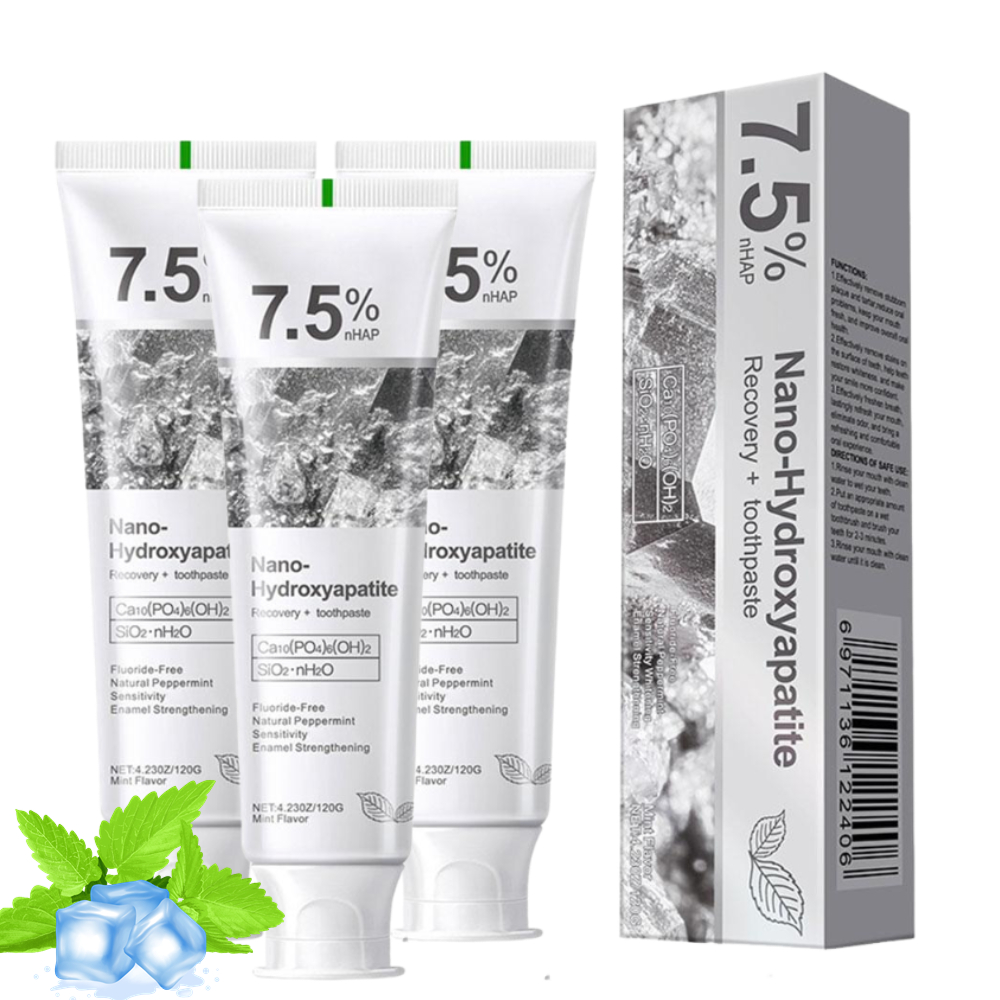 7.5% Nano Hydroxyapatite Tooth - đánh giá và giá Remineralizing Toothpaste