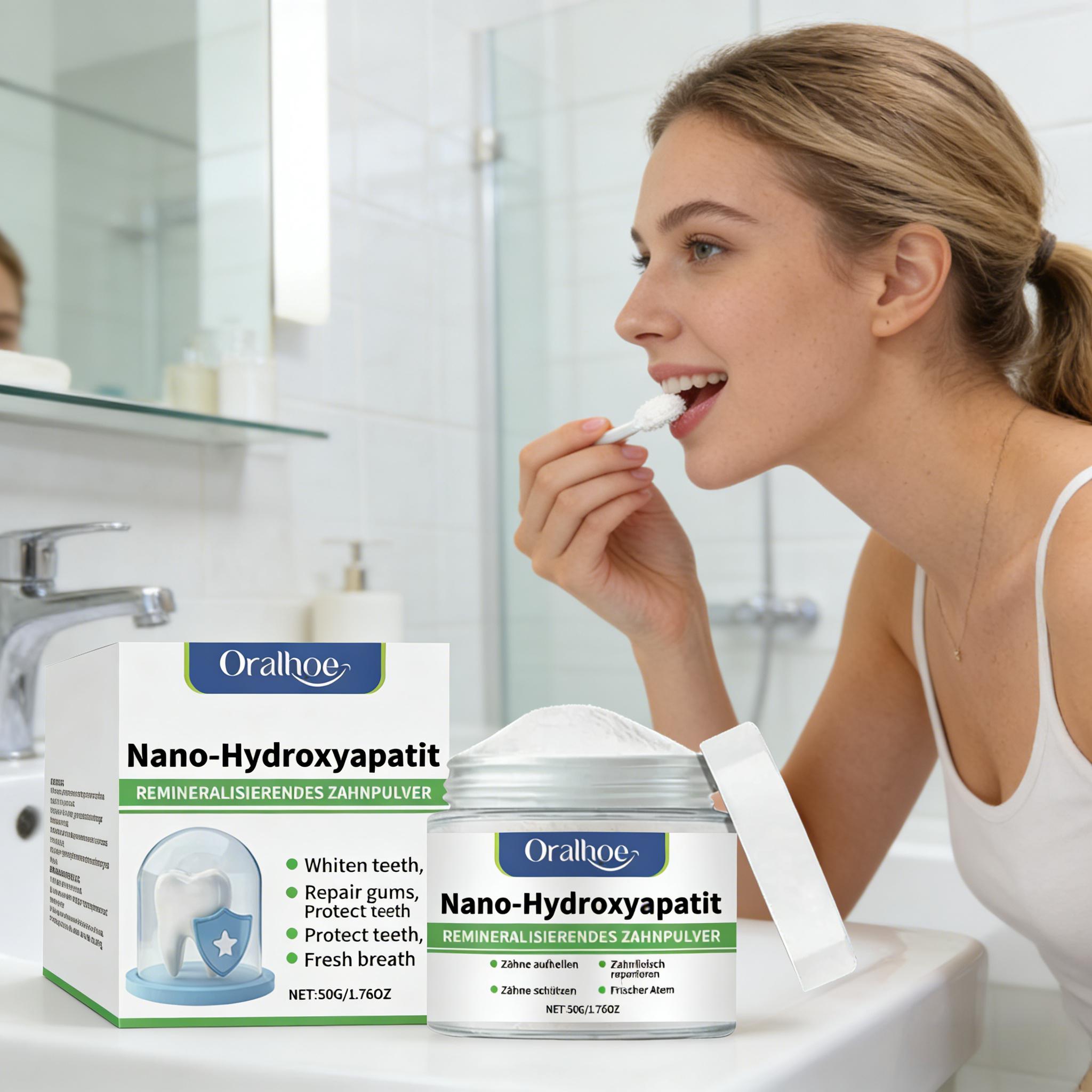 Oralhoe Whitening Tooth Powder - đánh giá và giá Teeth Whitening Singapore