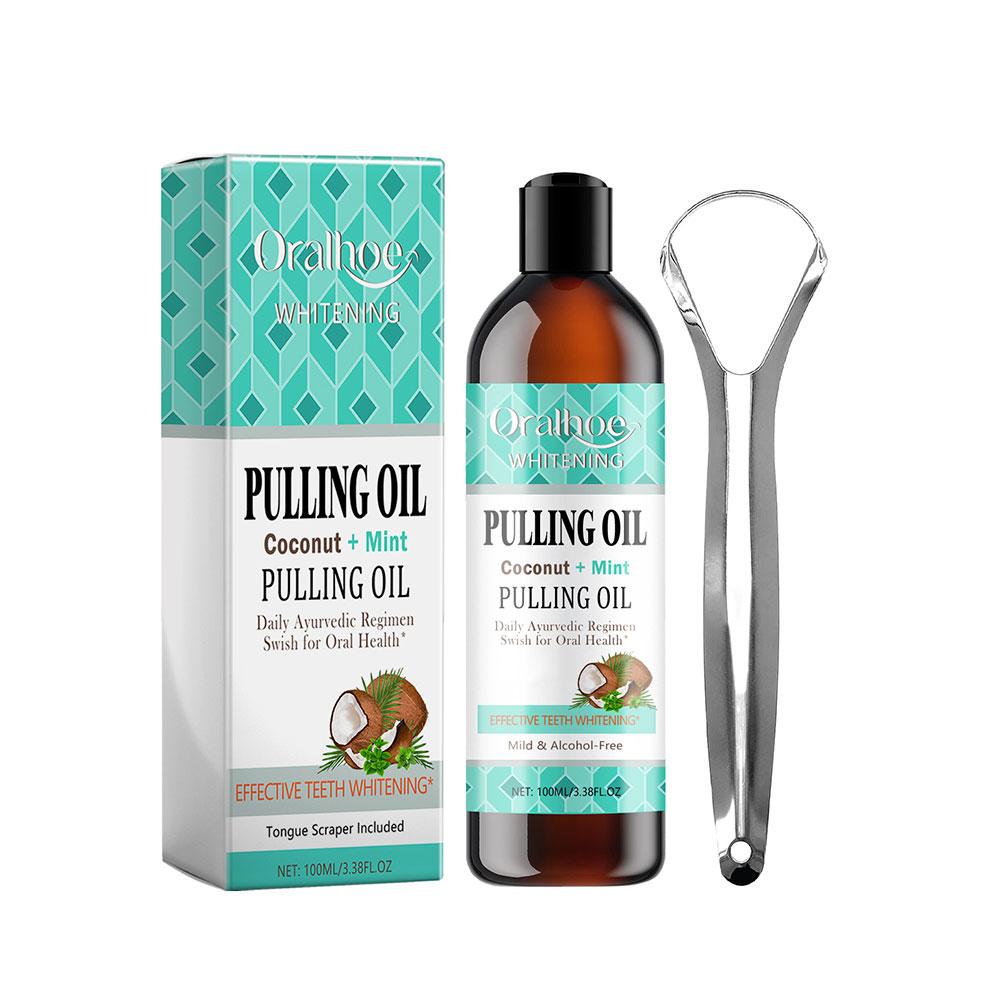 Coconut Mint Pulling Oil Mouth - đánh giá và giá Teeth Whitening Oil Pulling