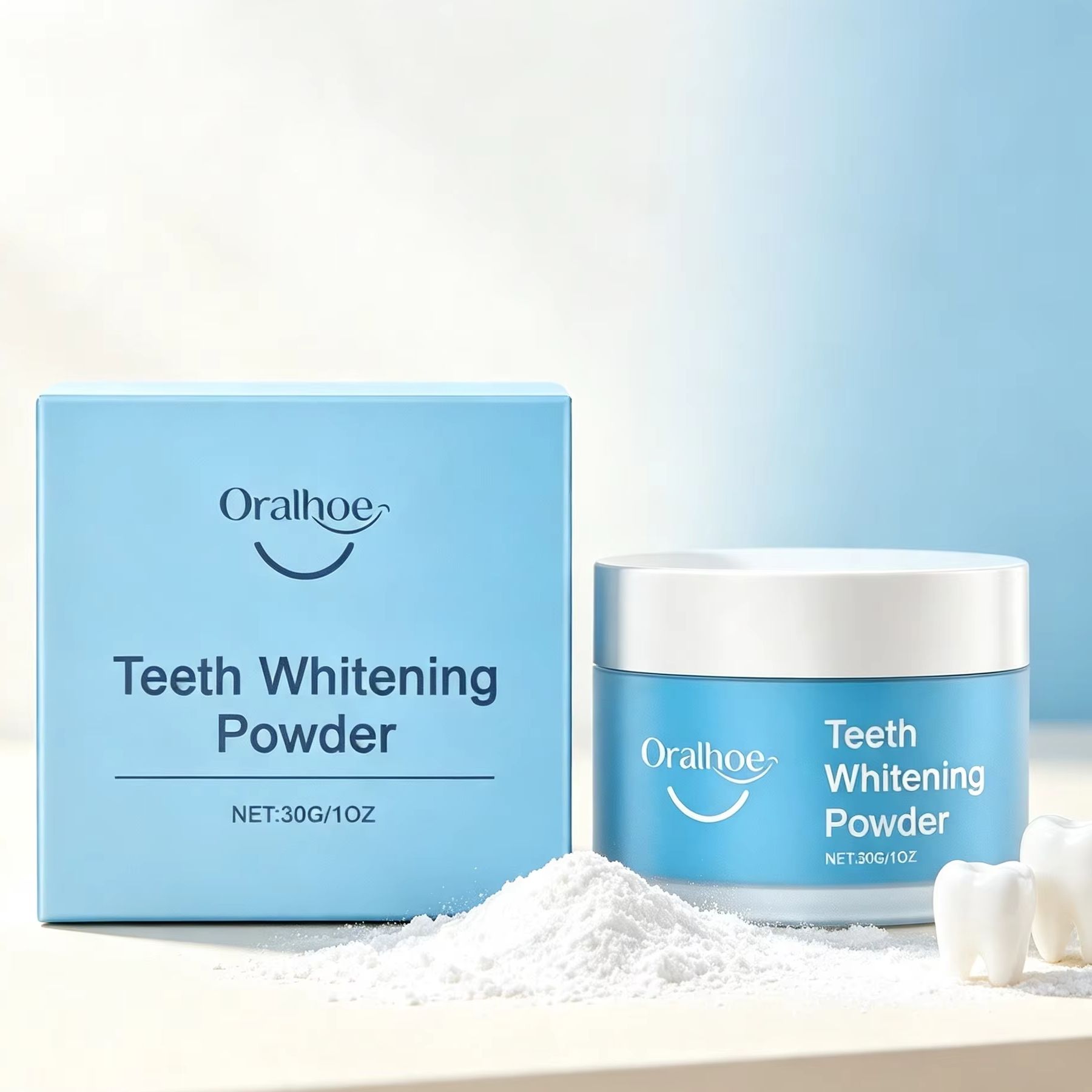 Oralhoe Tooth Powder for Brush - đánh giá và giá Teeth Whitening Singapore