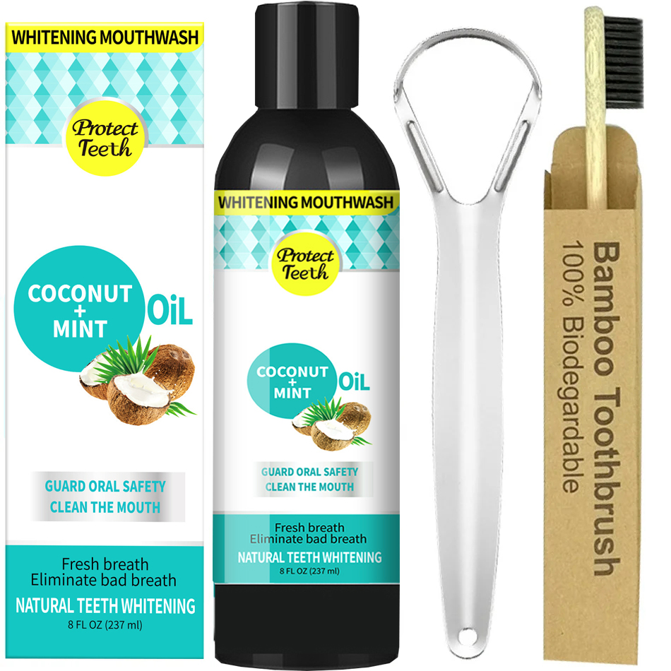 237ml Coconut Mint Pulling Oil - đánh giá và giá Teeth Whitening Oil Pulling