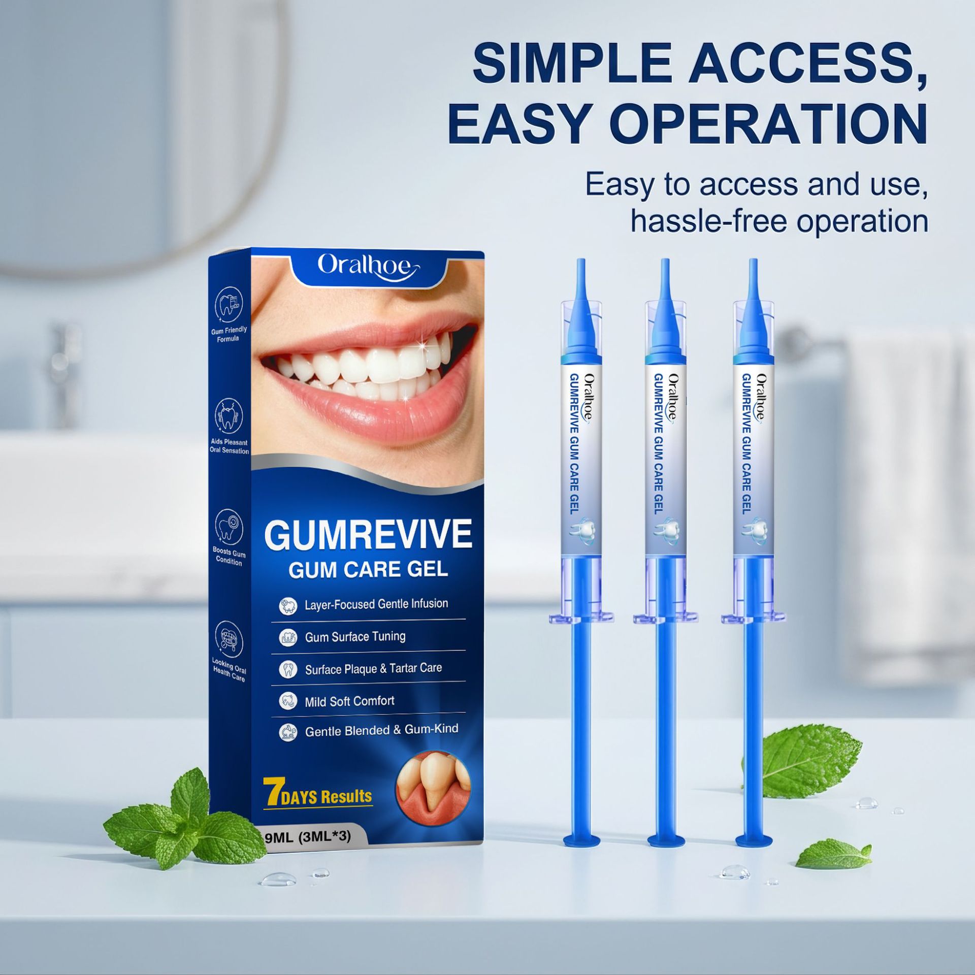 Oral Care Gel 3Pcs Gum Cleanin - đánh giá và giá Teeth Whitening Singapore