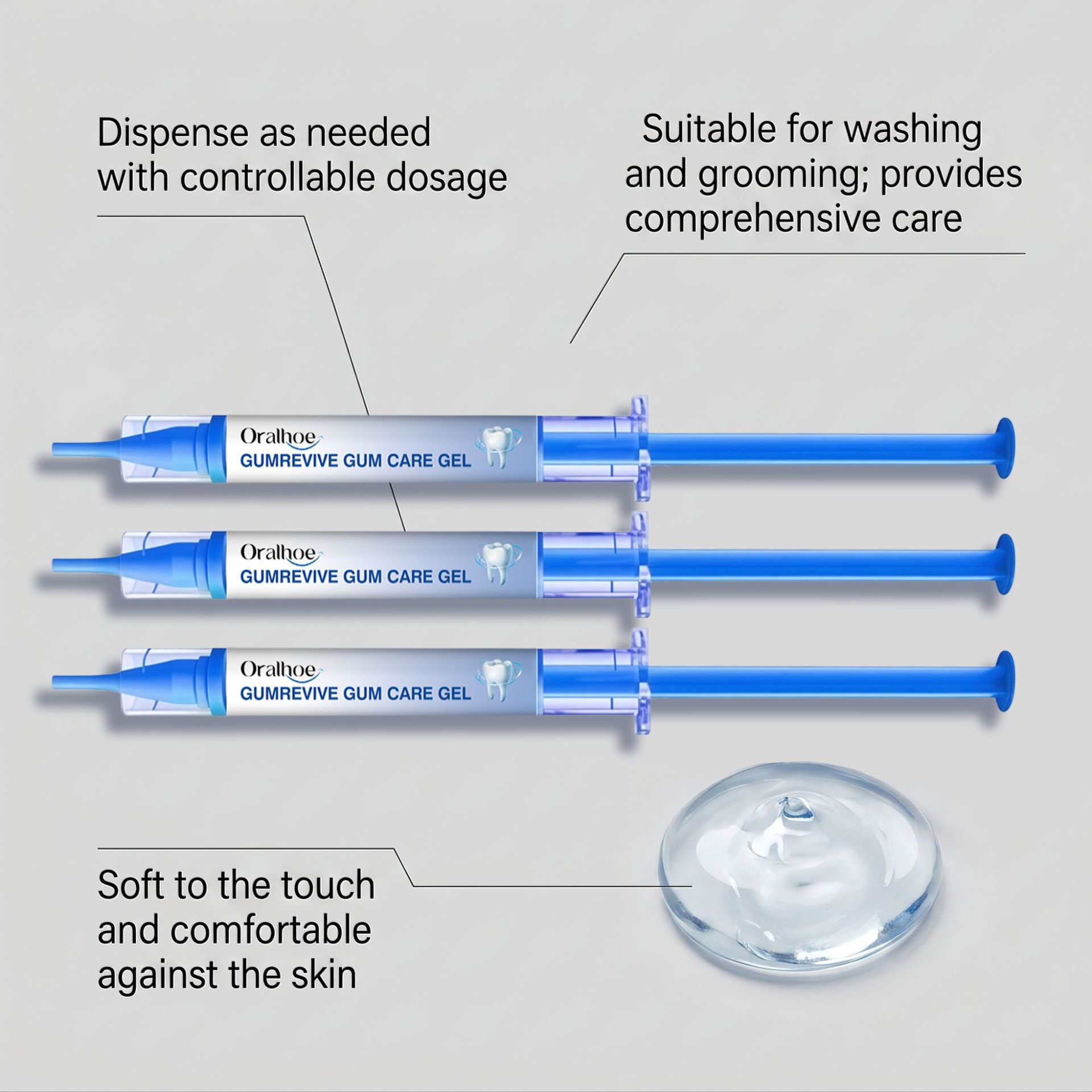 Oral Care Gel 3Pcs Gum Cleanin - đánh giá và giá Teeth Whitening Singapore