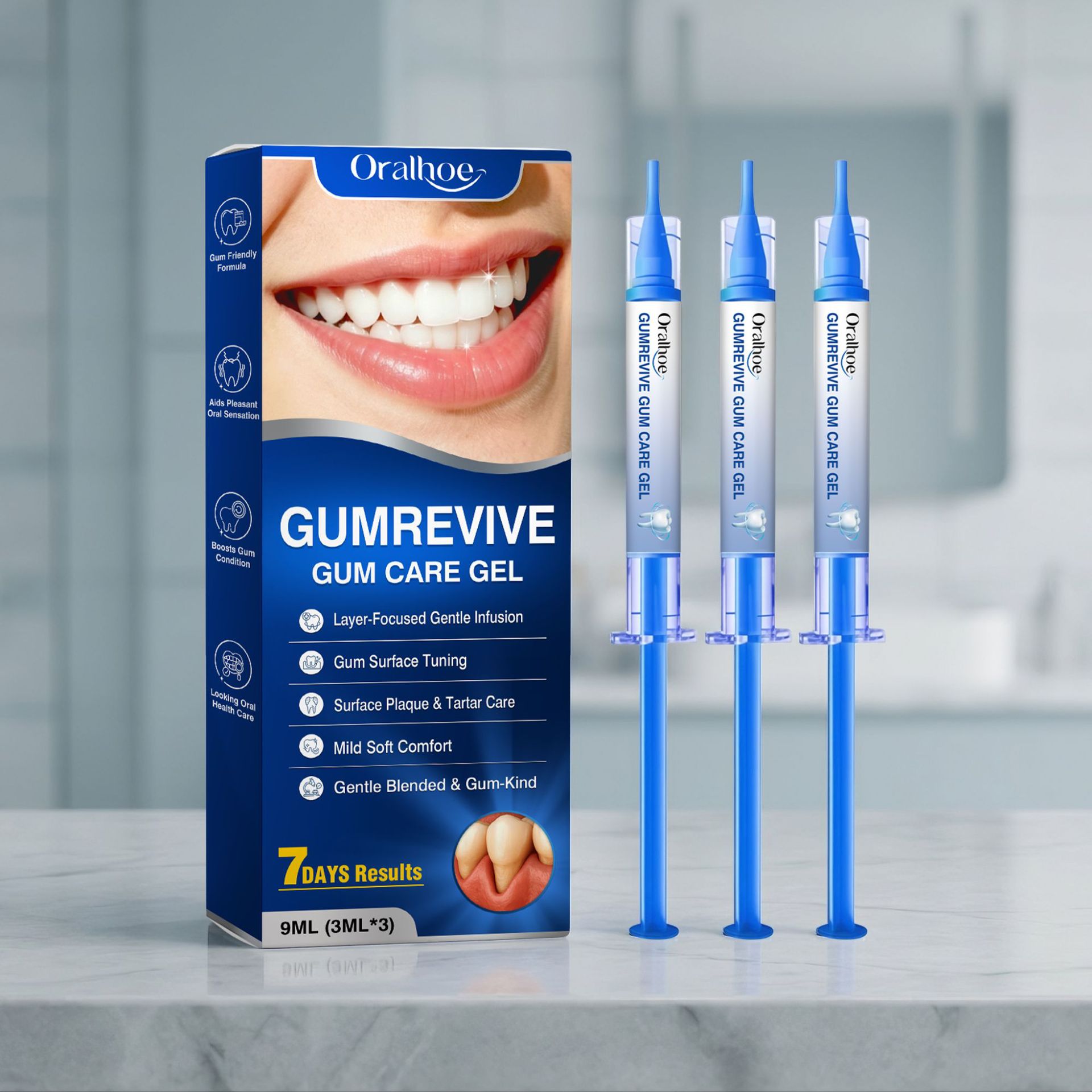 Oral Care Gel 3Pcs Gum Cleanin - đánh giá và giá Teeth Whitening Singapore
