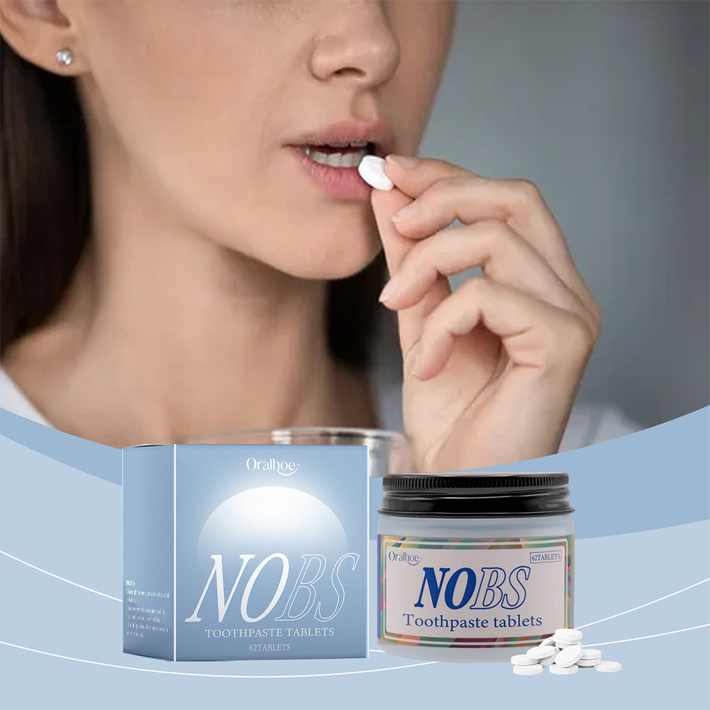 NOBS Toothpaste Tablets - Nano - đánh giá và giá Teeth Whitening Oil Pulling