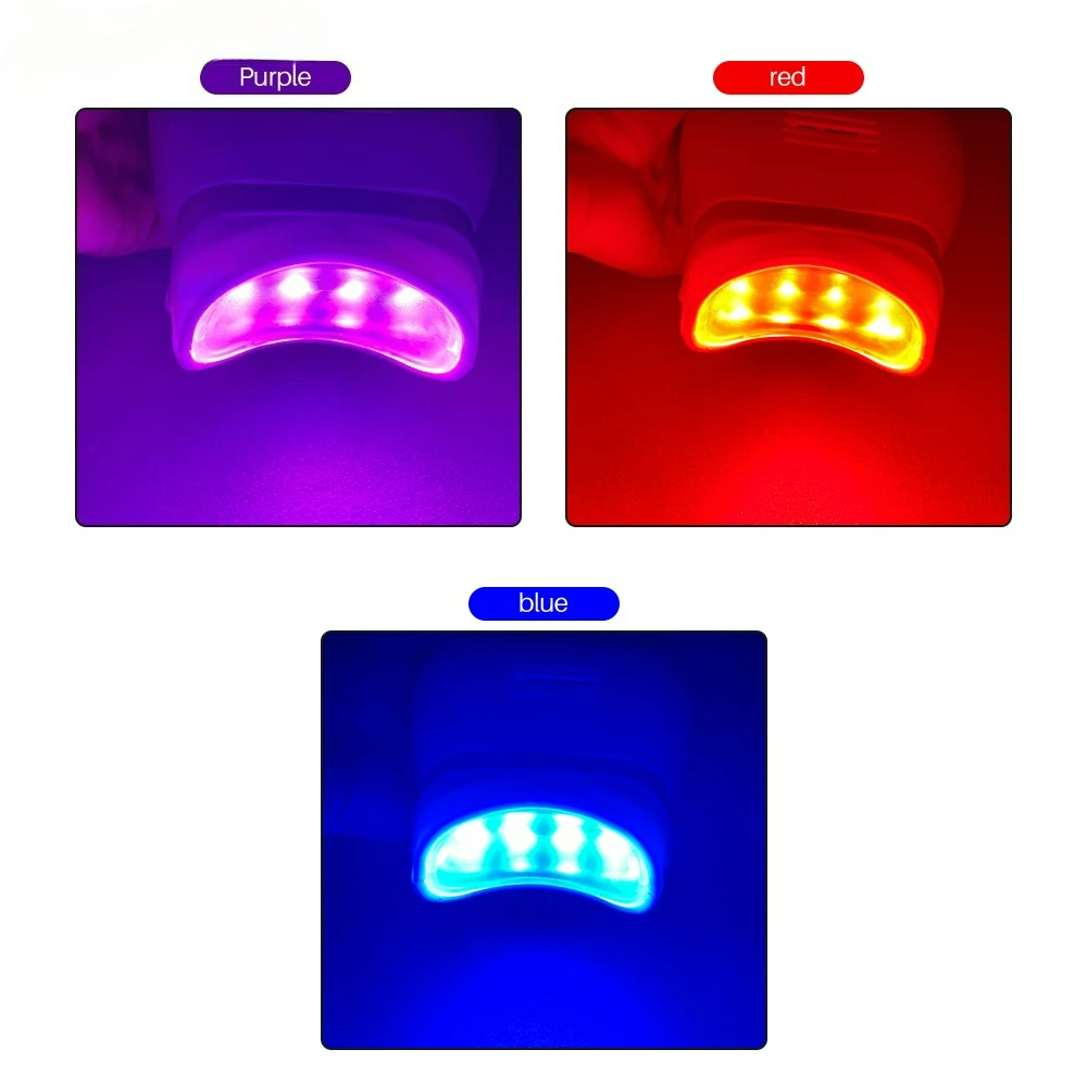 Adjustable 3 Colors LED Teeth  - đánh giá và giá Teeth Whitening/Bleaching