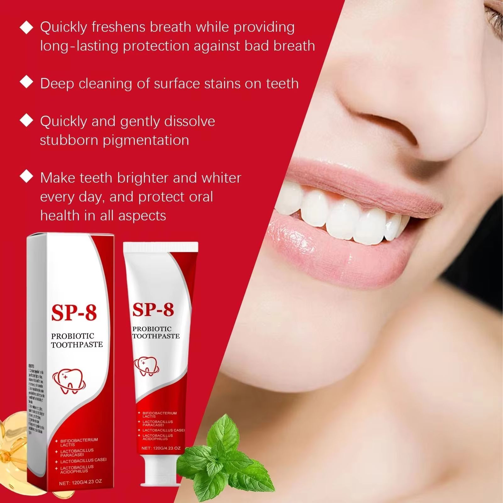Sp 10 Probiotic Whitening Toot - đánh giá và giá Teeth Whitening/Bleaching