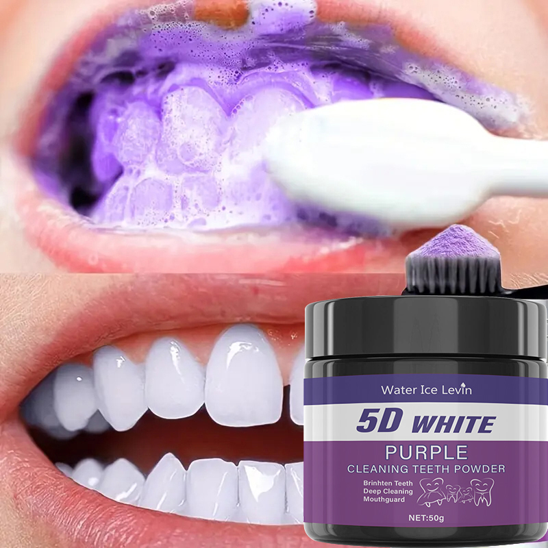 Water Ice Levin Purple Brighte - đánh giá và giá Teeth Whitening Oil Pulling