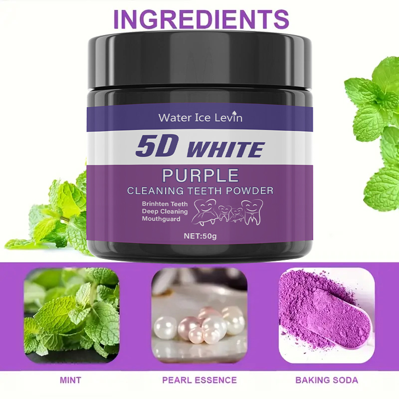 Water Ice Levin Purple Brighte - đánh giá và giá Teeth Whitening Oil Pulling