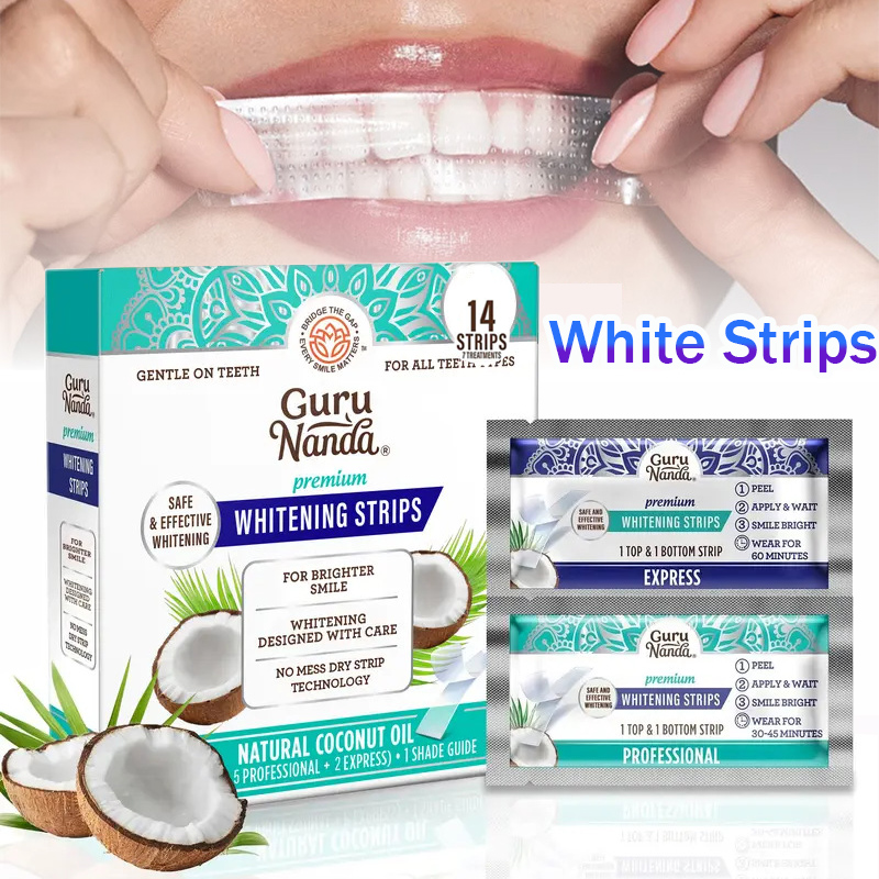 1/2/3 Boxes Coconut Oil White  - đánh giá và giá Teeth Whitening Oil Pulling