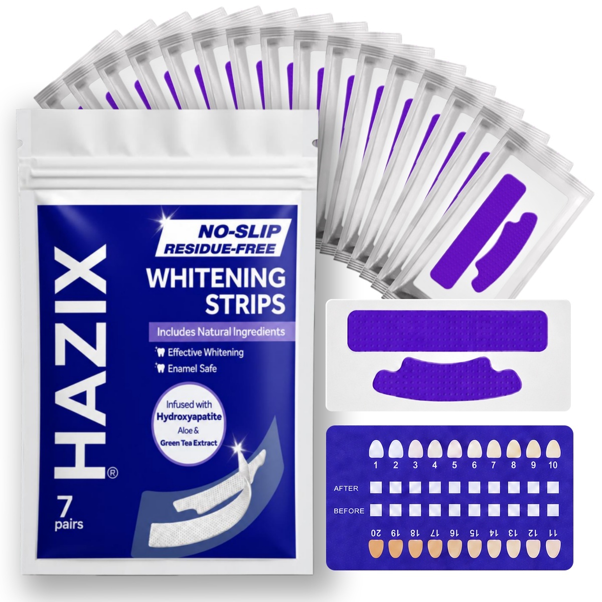KHAZIX Teeth Whitening Strips  - đánh giá và giá Teeth Whitening Oil Pulling