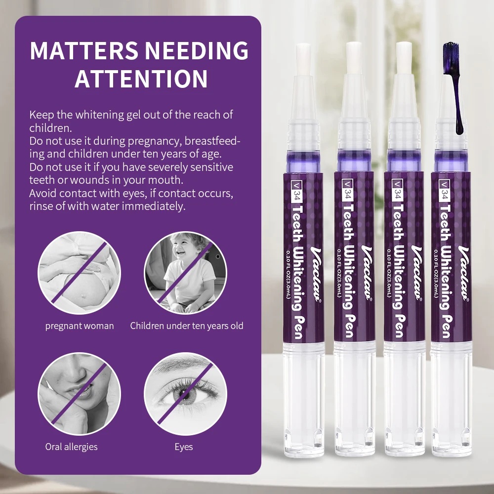 Vaclav V34 Purple teeth whiten - đánh giá và giá Teeth Whitening Singapore